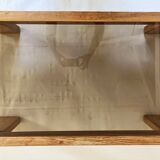 Solid elm coffee table - Maison Regain