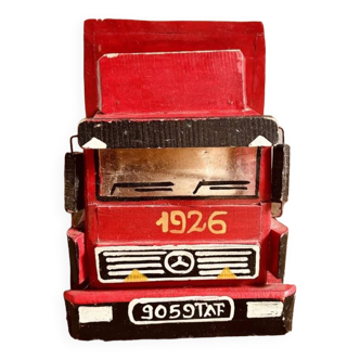 Jouet / Camion en bois / Inde / Vintage