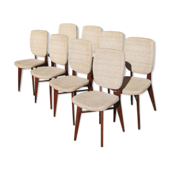 Set de 8 chaises