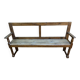 Antique wooden bench – Rustic work – 19th / early 20th century