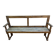 Antique wooden bench – Rustic work – 19th / early 20th century