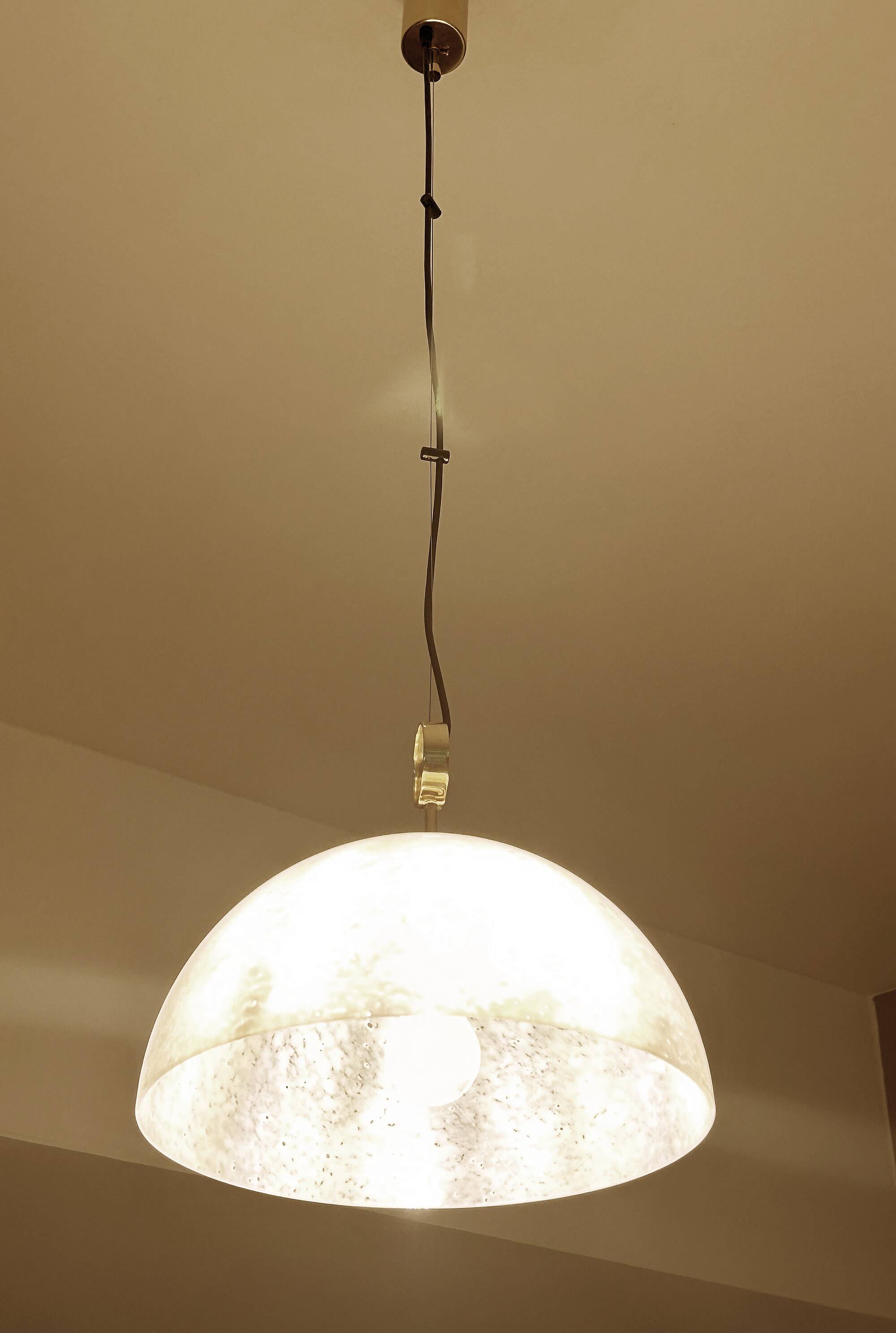 Vintage Limburg Glass Pendant Light