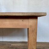 Farm table bistro bar restaurant oak workshop