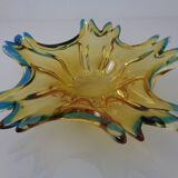 Sommerso Murano Glass Bowl, Italy, 1960s