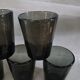 5 bubble glass water glasses