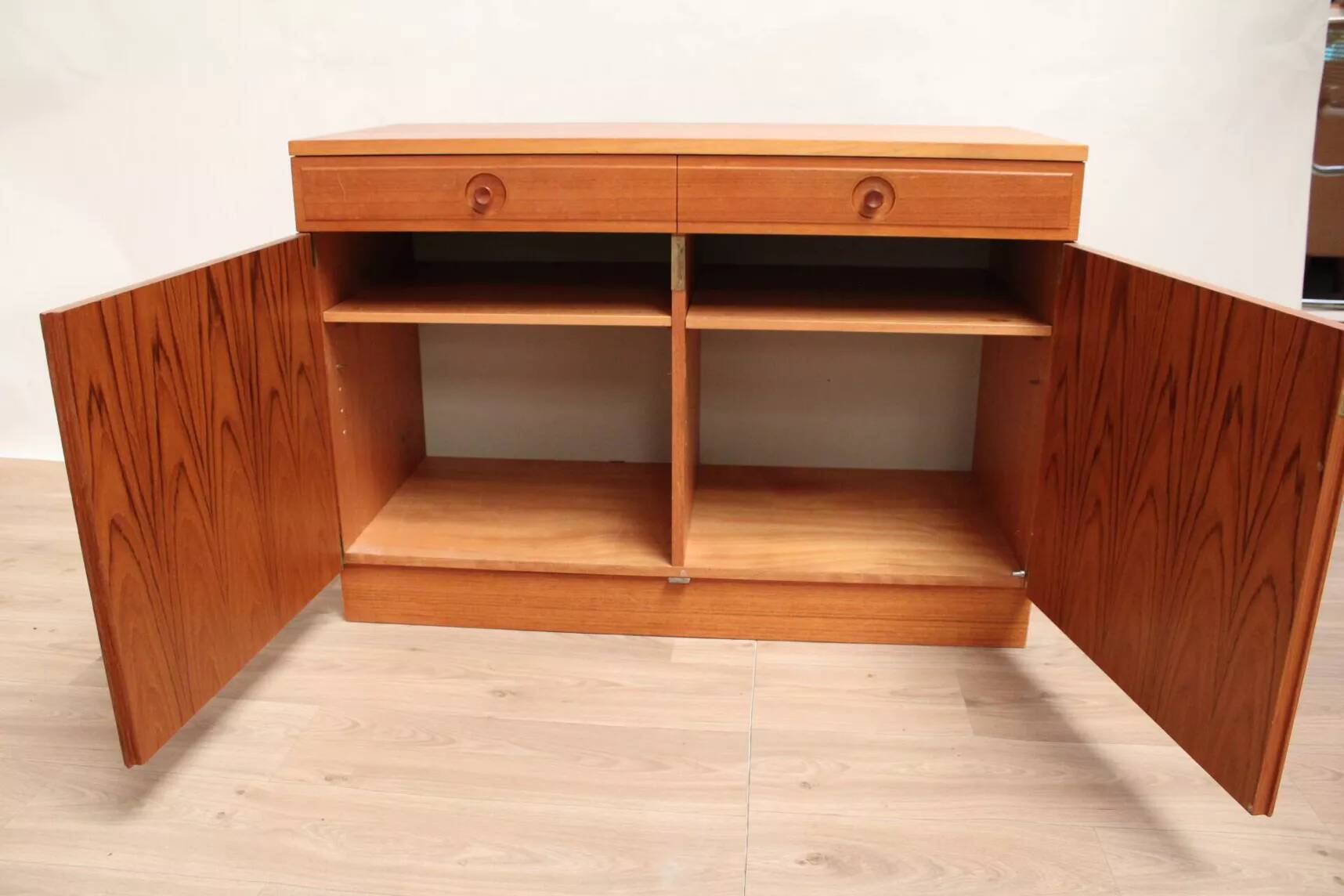 Bertil Fridhagen Bodafors sideboard 1960, light wood, vintage Swedish design