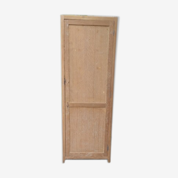 Armoire penderie vestiaire en bois naturel