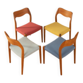 1950s Dining chairs, Nils O. Møller