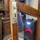 Louis XV bonheur du jour in rosewood marquetry decorated with bronze.