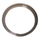 Vintage round mirror - gilac n° 1813 - smoked plexiglass - 1970s