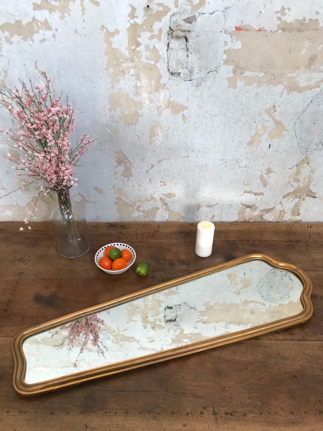 Mirror in gilded wood