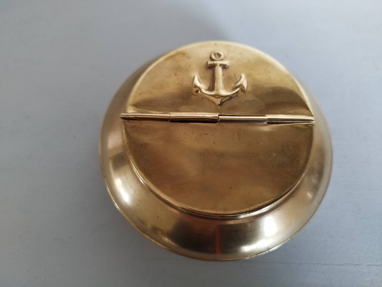Marine brass ashtray