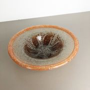 German Glass Bowl by Karl Wiedmann for WMF Ikora, 1930s Baushaus Art Deco
