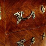 Neo-Rococco Inlaid Dresser Veneered with Mahogany, 1930