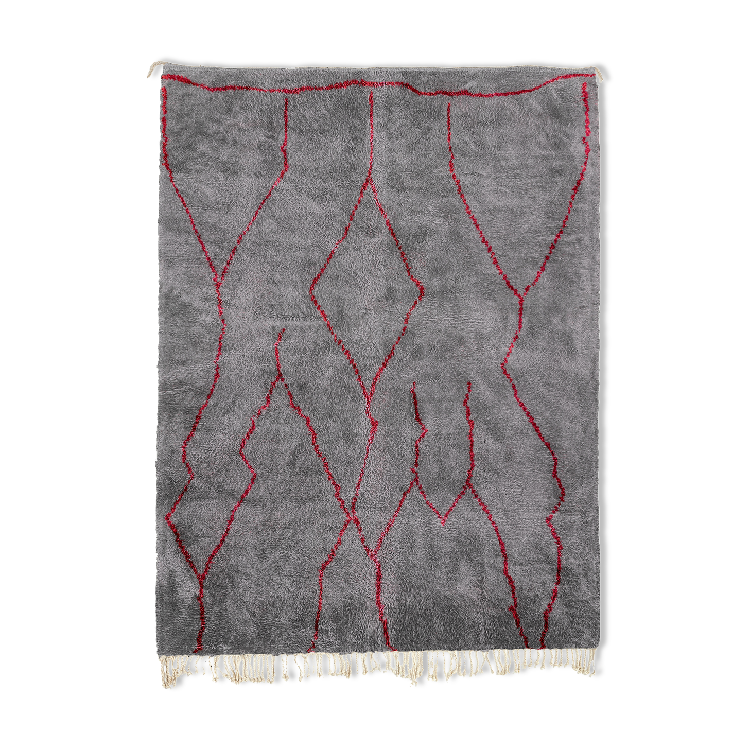 Modern Moroccan carpet grey contemporary art 300x370cm