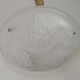 French Art Deco Ceiling Light ROS Degue Frosted Molded Glass Plafonnier