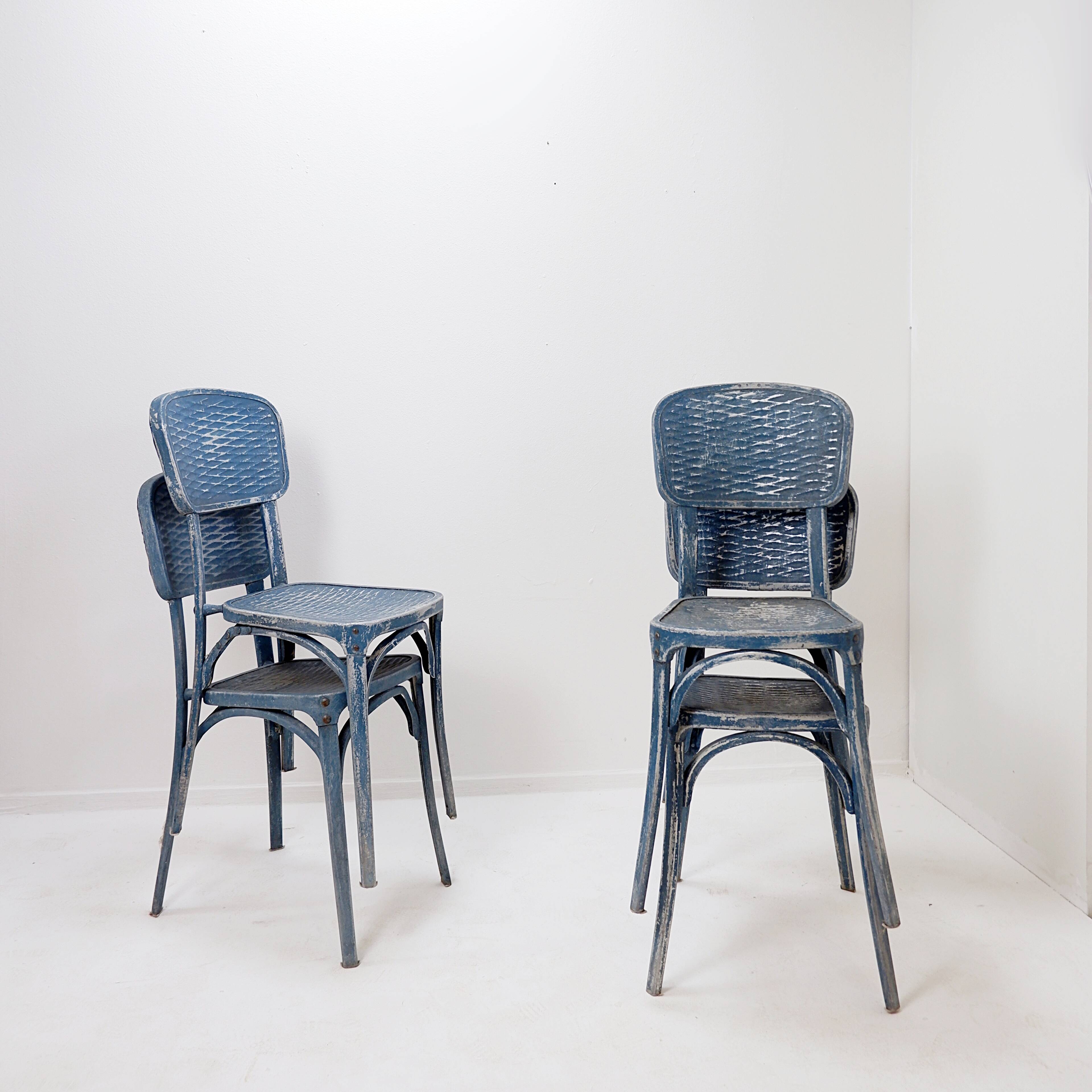 Set of 3+1 from the house "salon de provence" by Gaston Viort - 1930s