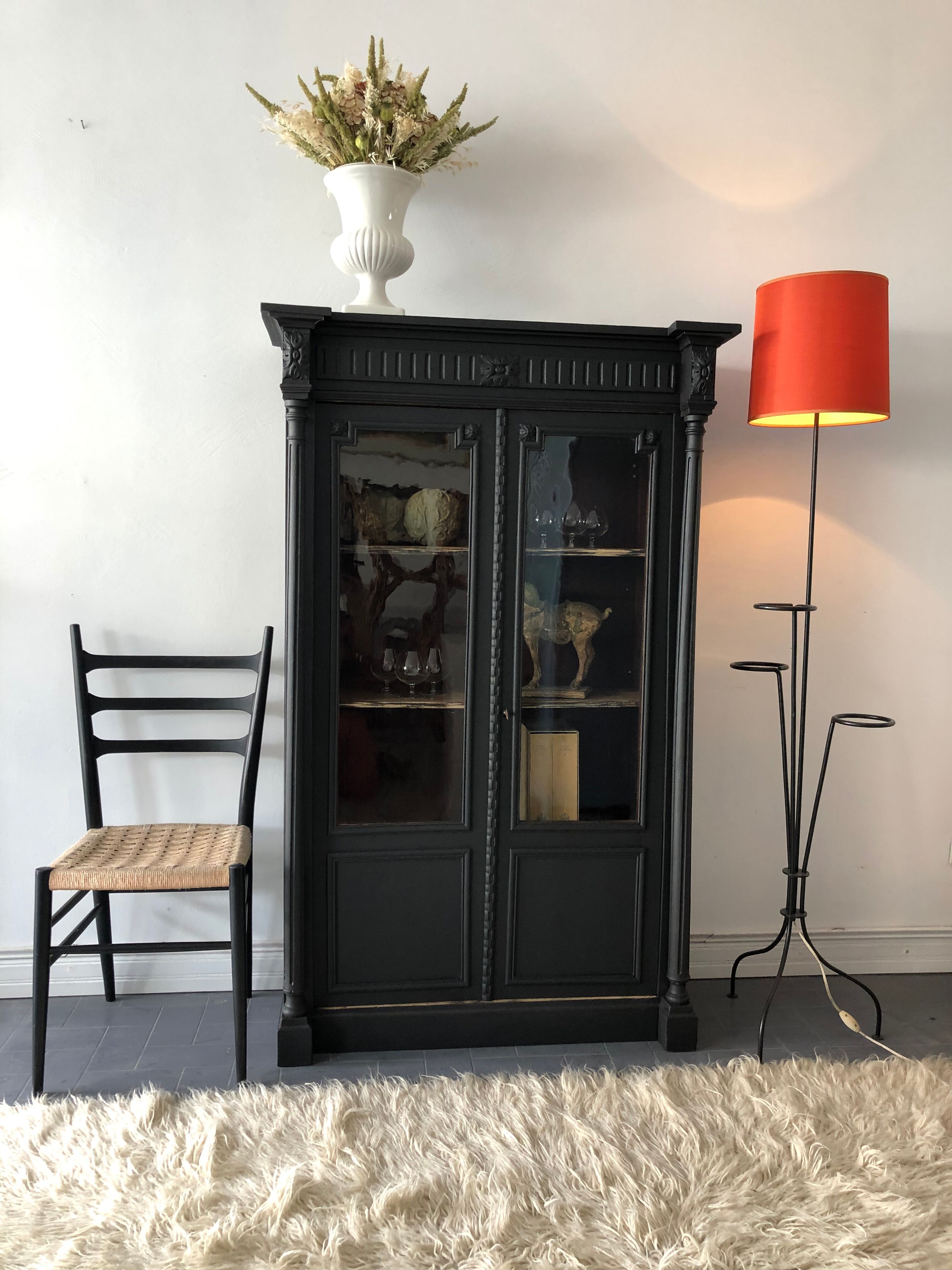 Glass cabinet late nineteenth century