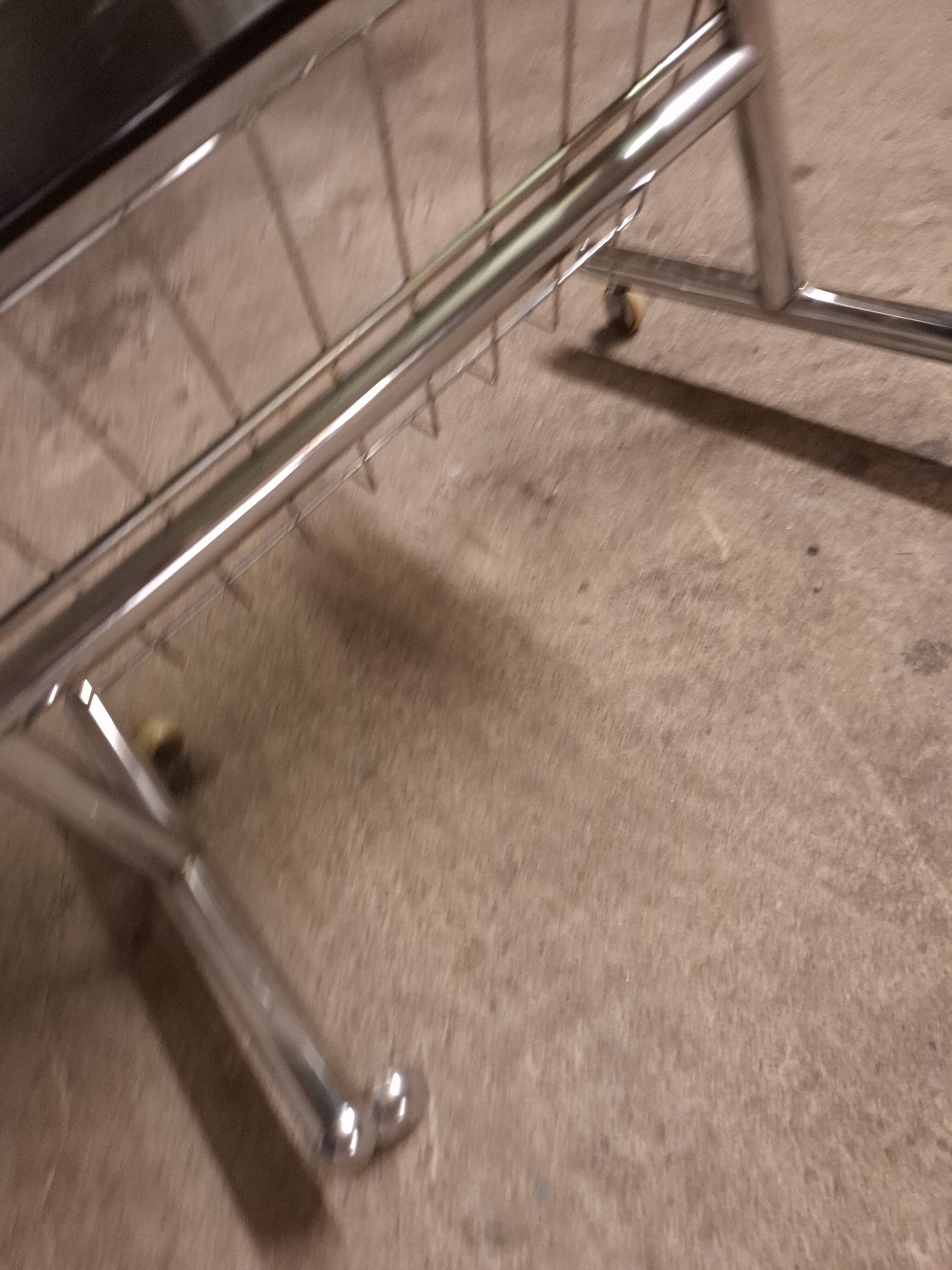 Vintage 70's coffee table, magazine rack