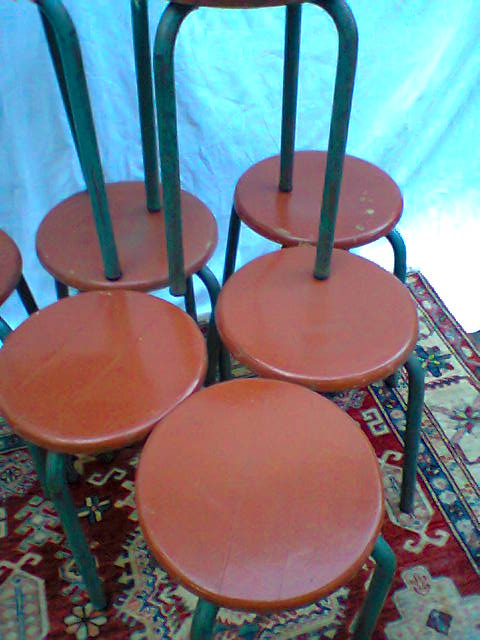 Lot of 8 stools