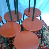 Lot of 8 stools