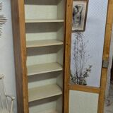 Linen cupboard library display cabinet shabby vintage patina