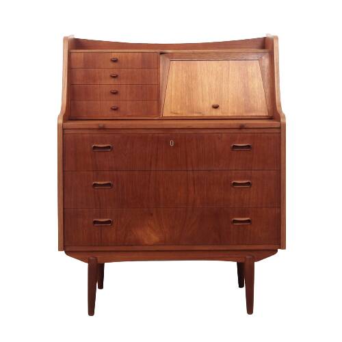 Teak secretary, Danish design, 1960s, production: Denmark