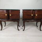 Pair of vintage bedsides