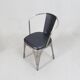 Industrial-Design Chairs (Set of 6) — Metal & Wood — Timeless Workshop Aest