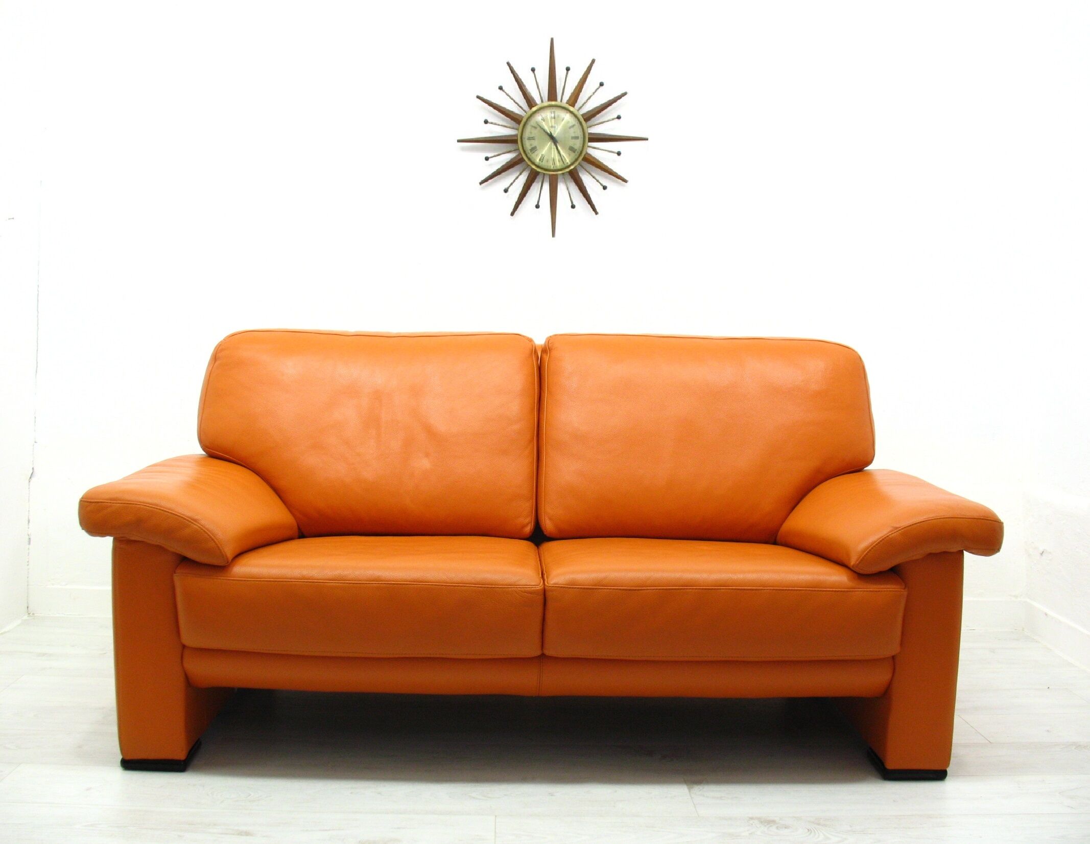 Leather sofa Willi Schillig 90s