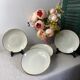 Six Bavaria porcelain soup plates