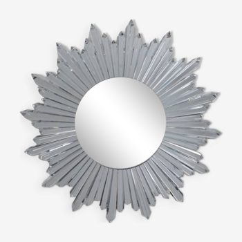 Baccarat. “Star” mirror in crystal, backlit. 21st century.