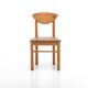 Suite de 6 chaises à repas vintage en pin