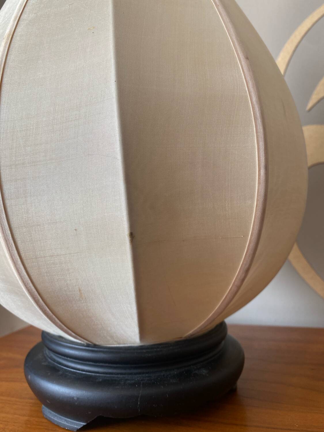 Paire de lampes lotus