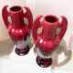 Clément Massier -  Paire de grands vases - Art nouveau - Rouges