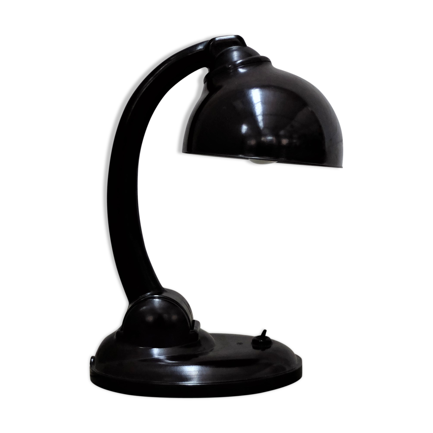 Bakelite desk lamp E.K. Cole