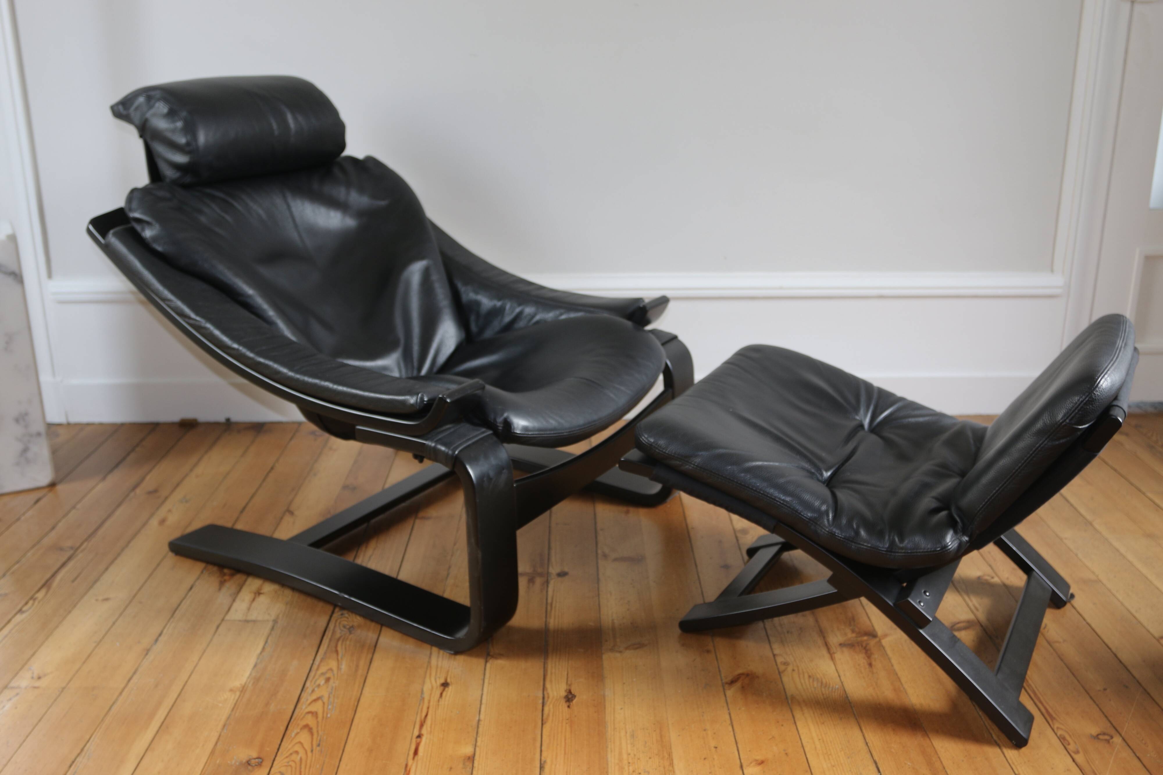 Scandinavian armchair Ake Frybiter Kroken Roche Bobois