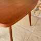 Table d’appoint vintage , pieds compas , circa 1960s
