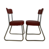 2 chaises Roneo vintage