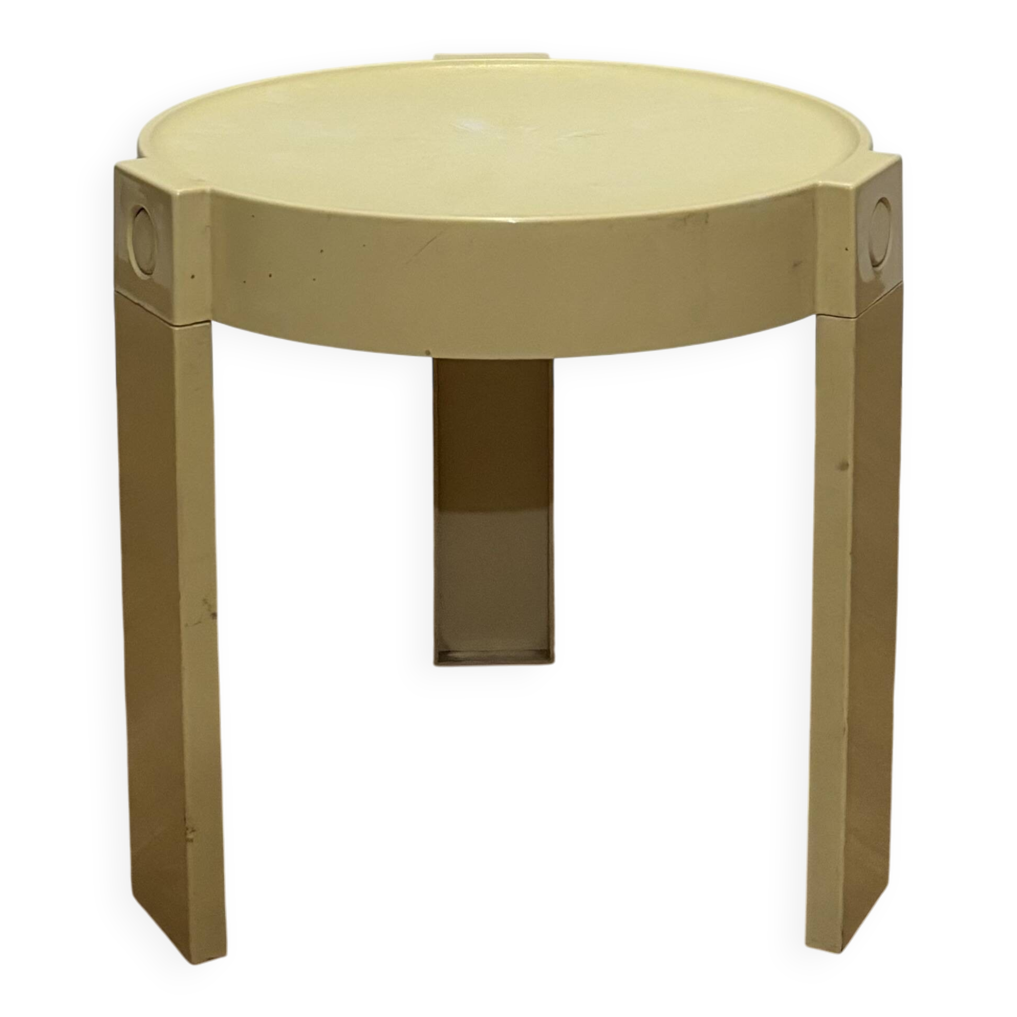 Prisunic side table from the 1970s