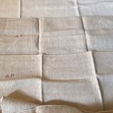 Pair of small hemp farm tablecloths
