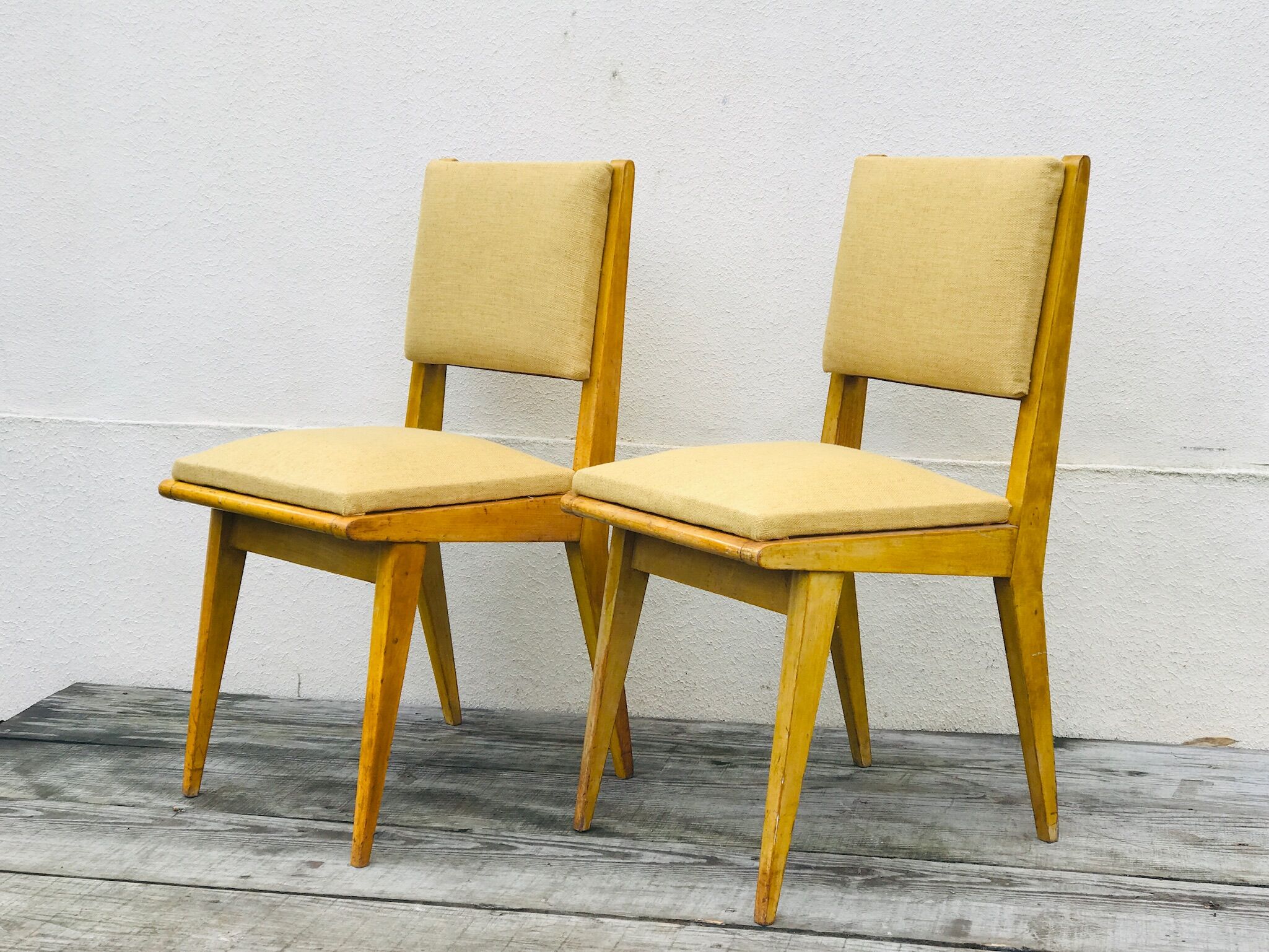 Vintage chairs pair, 1950s