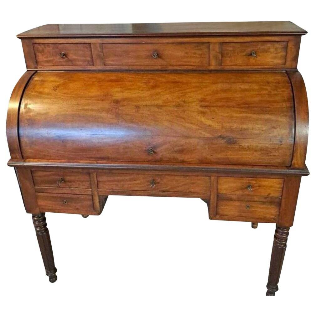 Bureau Cylindre Style Louis XVI