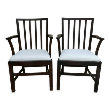 Pair of armchairs signed, Beithcraft, 60s