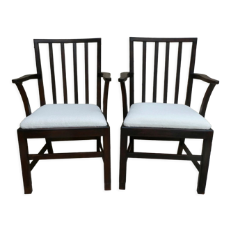Pair of armchairs signed, Beithcraft, 60s