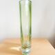 Hand-blown glass vase in apple green – circa 1980
