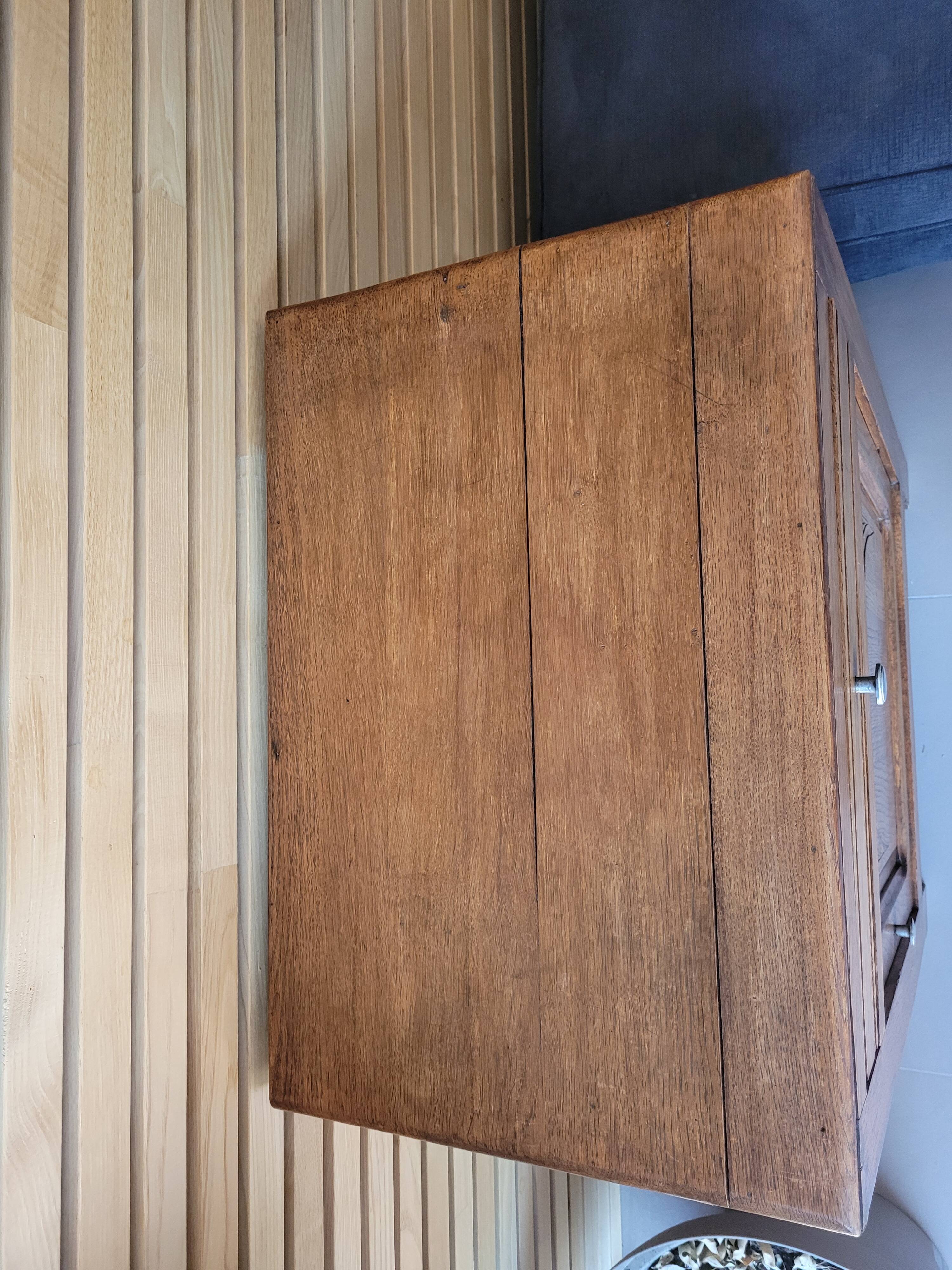 Vintage solid oak jam maker