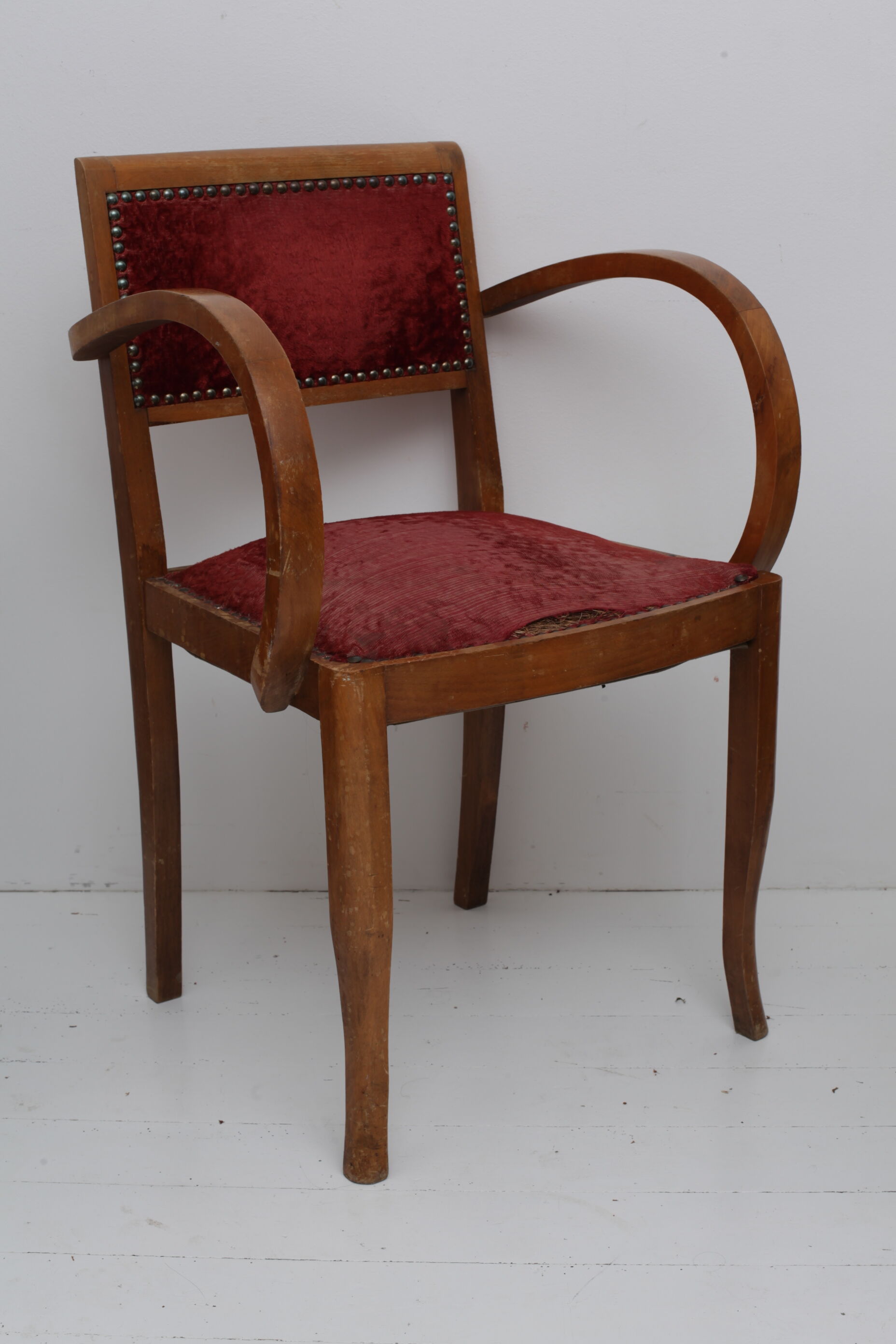 Fauteuil bridge rouge
