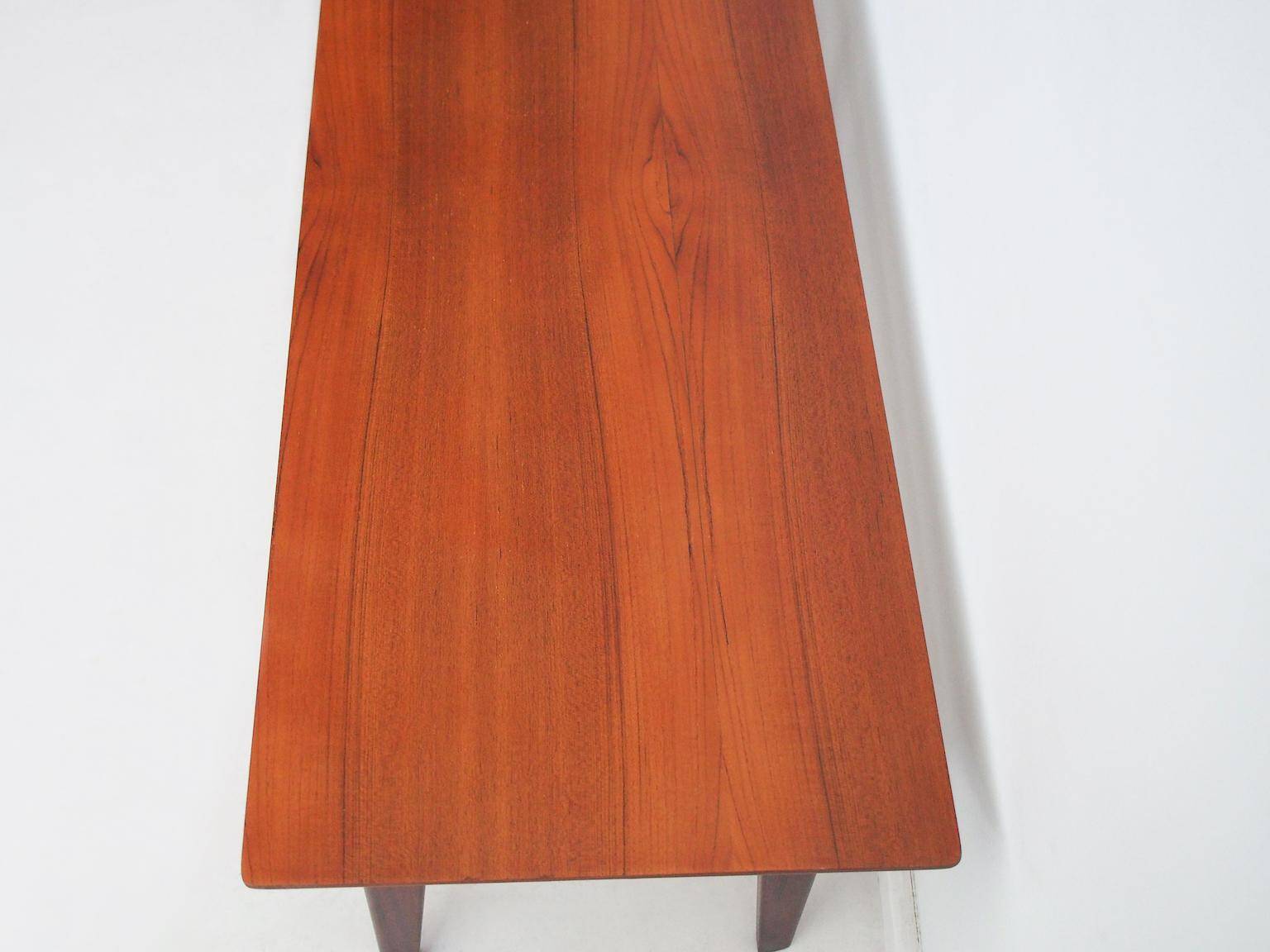 Italian mid-century wooden console or side table.