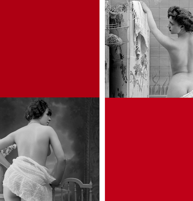 Vintage photography woman cabaret 1900 - Lot 3 x A4